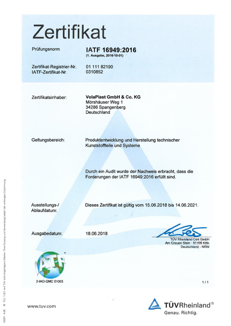 Zertifikat-ISO-TS-16949